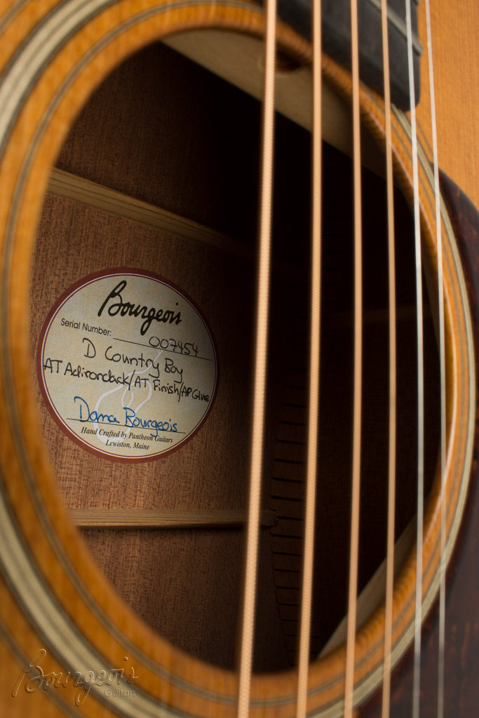 Bourgeois D Country Boy Mahogany w/ AT